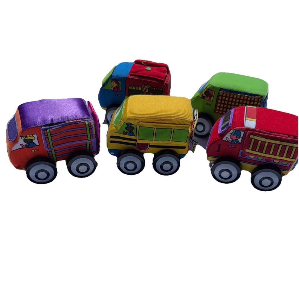 Lot-5 Small World Toys IQ Baby Zoom Vehicles Developmental Sensory Busy Activity